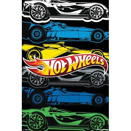 24x36 Hot Wheels Image 1 of 2 Hot Wheels Poster, Hot Wheels Bedroom, Imprimibles Hot Wheels, Hot Wheels Room, Festa Hot Wheels, Wheel Logo, Hot Wheels Birthday, Hot Wheels Party, Hot Weels