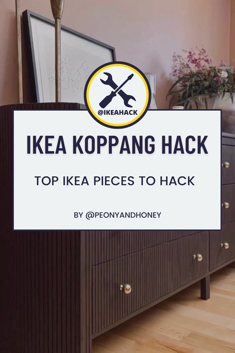 Koppang Hack, Koppang Ikea, Ikea Oxberg, Billy Oxberg, Ikea Furniture Hacks, Billy Bookcase, Diy Ikea Hacks, Versatile Furniture, Furniture Hacks