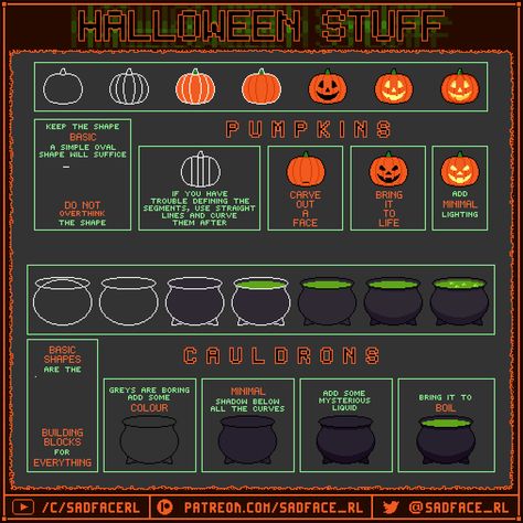 #halloween #pumpkin #pixelart #tutorial Pixel Art Tutorial Aseprite, Pixel Art Animation Tutorial, Pixel Animation Tutorial, Pixel Art Practice, Pixel Art Tutorial Step By Step, Aseprite Tutorial, 8bit Animation, Pixel Art Halloween, Pixel Tutorial