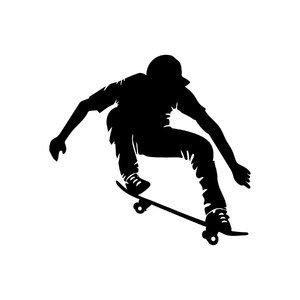 Silhouette Design Store - Flourishes & Shapes Skate Tattoo, Skateboard Logo, Cool Stencils, Explore Quotes, Grinch Svg, Explore Canada, Free Sport, Craft Stuff, Skateboard Art