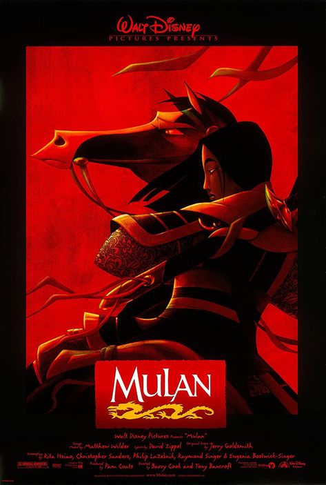 Mulan 1998, Mulan Ii, Mulan Movie, Disney Poster, Animated Movie Posters, Disney Movie Posters, Ming Na Wen, Disney Animated Movies, Disney Print