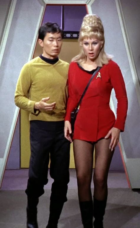 Janice Rand, Star Trek: Voyager, Funny Star Trek, Star Trek: Enterprise, Star Trek Tv Series, Star Trek Actors, Star Trek Costume, Star Trek Crew, Star Trek Uniforms