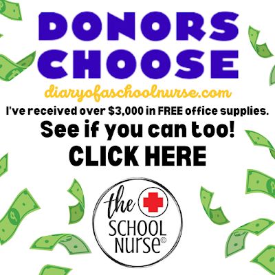 Diary Of A School Nurse: Funding For School Nurse Office Supplies! School Clinic, Nurse Supplies, School Nurse Office, Earn Free Money, Nclex Exam, Top School, Practical Nursing, Nurse Office, School Health