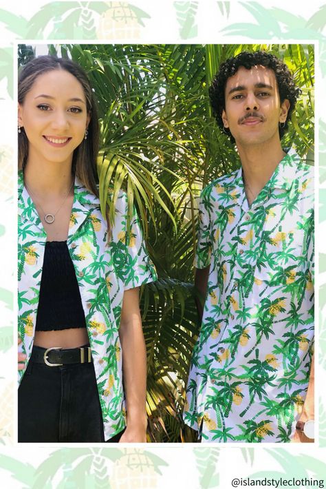 Luau Shirts, Island Style Clothing, Fancy Dress Halloween, Pineapple Shirt, Pineapple Party, Uniform Style, Pineapple Parties, Hawaiian Shirt Women, Island Fashion