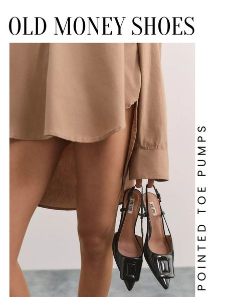 Best Old Money Shoes, old money shoes, classy shoes, old money outfit, ballet flats, loaferss, riding boots, Pointed-Toe Pumps Pointed Toe Flats Outfit, Old Money Heels, Outfit Ballet Flats, Old Money Shoes, Shoes Classy, Kitten Heel Slingbacks, Old Money Outfit, Money Outfit, Capsule Wardrobe Outfits