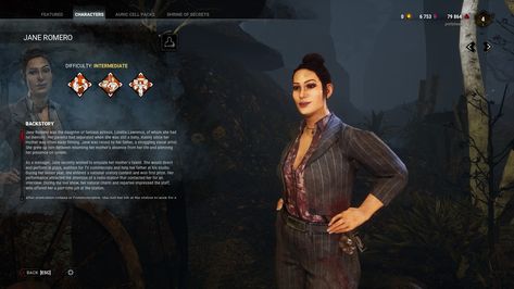 Overview Jane Romero is one of 29 Survivors  currently featured in Dead by Daylight . She was introduced as the Survivor of CHAPTER XI: Demise of the Faithful, a Chapter DLC released on 19 March 2019. Jane Romero is an influential celebrity, going against the grain to tackle challenges head on. Her personal Perks, Solidarity , Poised , and Head On , give her... The post Dead by Daylight! Jane Romero! first appeared on Entertainment.