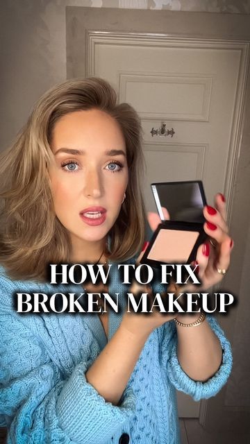 Mary Orton Scudellari on Instagram: "If crushed makeup is crushing your soul, this fix is for you. 🫶🏼 #makeuptips #makeuphacks #makeuptransformation #quickfix" Mary Orton Hair, Fix Broken Makeup, Broken Makeup, Mary Orton, Bob Hairstyles For Fine Hair, Face Care, Beauty Face, Your Soul, Fine Hair