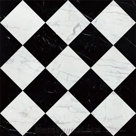 Mosaic - Foshan Moreroom Stone Co.,Ltd White Tile Texture, Marble Porcelain Tile, Trendy Bathroom Tiles, Flooring Texture, Marble Square, Floor Texture, Tile Texture, Black And White Tiles, Building Material