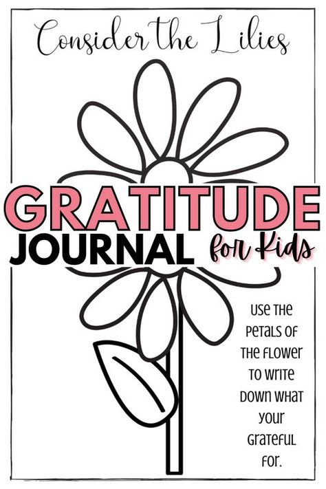 Gratitude Journal For Kids, Meditation Teacher Training, Thanksgiving Gratitude, Journal For Kids, Gratitude Journal Prompts, Mindfulness For Kids, Printable Journal, Kids Journal, Educational Worksheets