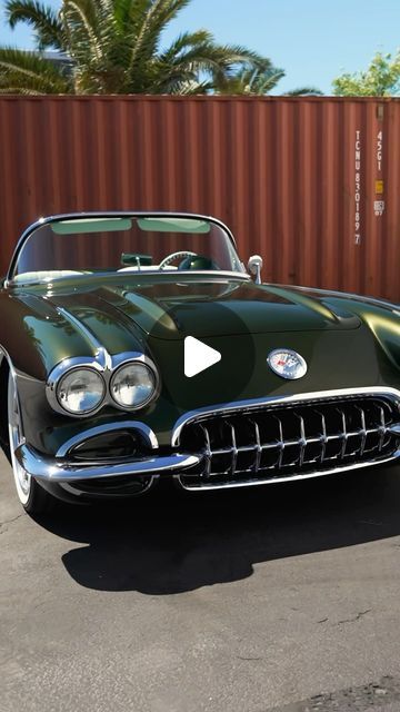 58 Corvette, 1958 Corvette, Corvette Custom, Big Six, Corvette For Sale, Digital Gauge, Master Piece, Vintage Air, Chevy Corvette