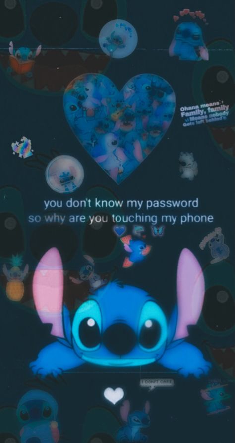 You don’t know my password, so why are you touching my phone stitch wallpaper. Why You On My Phone, Don’t Touch My Phone Stitch, Why You Touch My Phone, Stitch Quotes Wallpaper, My Password Is Not My Birthday Wallpaper, Funny Christmas Wallpaper, Dont Touch My Phone, Funny Quotes Wallpaper, Stitch Wallpaper