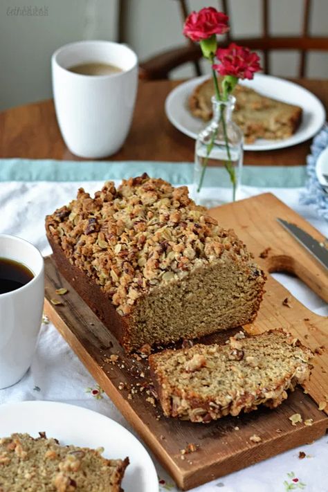 Butter Bread Recipe, Banana Pecan Bread, Cinnamon Banana Bread, Banana Buttermilk, Blt Pasta Salads, Brunch Bread, Maple Pecan, Browned Butter, Cinnamon Flavor