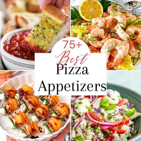 Best 75 Easy + Delicious Appetizers For Pizza Night - West Coast Kitchen Garden Ooni Appetizer, Apps For Pizza Party, Pizza Night Menu Ideas, Pizza Oven Appetizers, Pizza Night Sides, Appetizers For Pizza Night, Appetizer To Go With Pizza, Pizza Night Appetizers, Appetizers To Go With Pizza