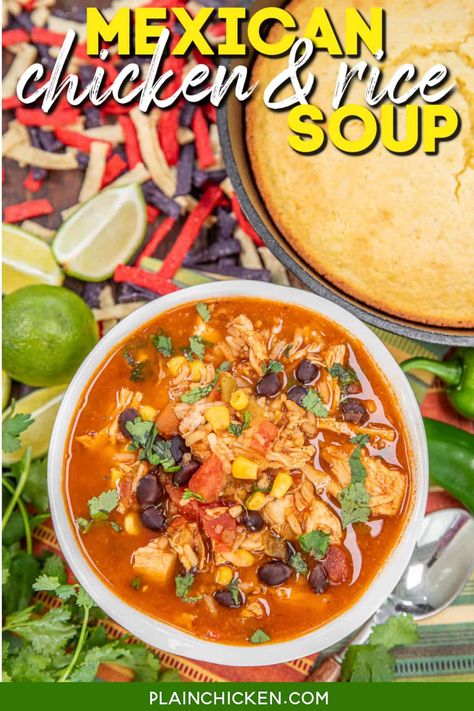 Mexican Chicken Rice Soup, Authentic Chicken Tacos, Mexican Chicken Rice, Chicken Breast Tacos, Chicken Tacos Recipe Easy, Mexican Chopped Salad, Tacos Chicken, Tacos Easy, Chicken Tacos Recipe