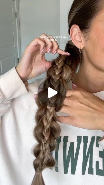 Dragon Tail Braid, Fun Braids For Long Hair, Maddy Millard, Dragon Braid Hairstyles, Fun Braided Hairstyles, Cute Holiday Hairstyles, Hairstyles Plaits, Cute Up Hairstyles, Fun Braids