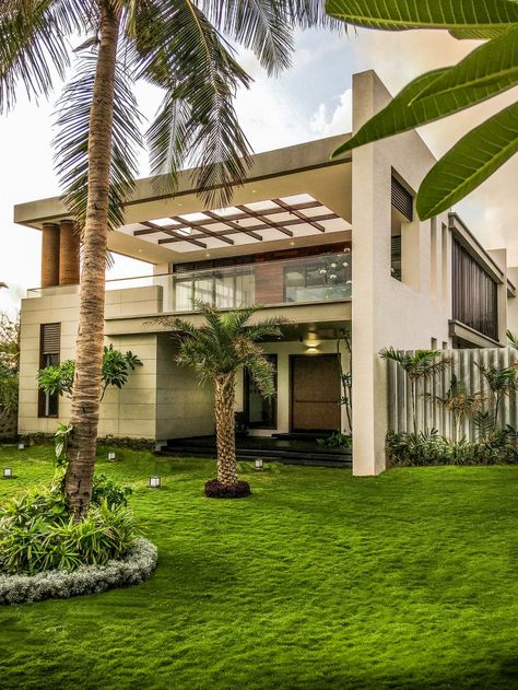 Weekend Home Amidst Naturally Enclosed  Green Dome | Design Storeys - The Architects Diary Farm Houseplans India, Narrow Facade, Farm Houseplans, Pergola Shade Ideas, Vastu House, Green Dome, Architecture Design Process, Weekend Home, Shade Design