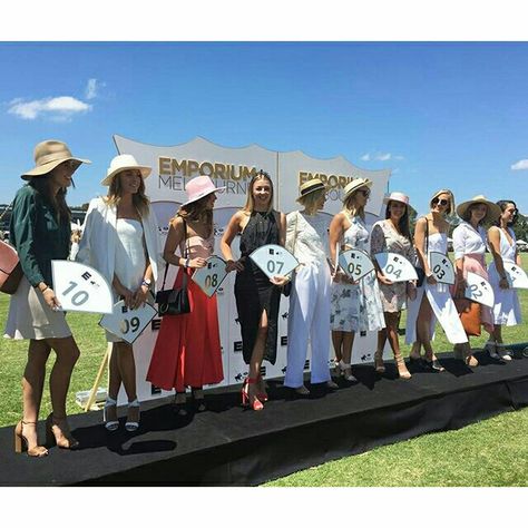 @ontrackontrend A stunning line up of ladies at yesterday's #PolointheCity best dressed competition Polo style #onpoint @emporiummelbourne #emporiumdoespolo #airnzpolo #bestdressed #fotf #whattoweartothepolo #polostyle #fashioninspo #landroverpolo #melbourne #polofashion #albertpark Polo Match Outfit, Polo Fashion, Albert Park, Polo Match, Event Outfit, Polo Style, Best Dressed, Polo Dress, Ladies Day