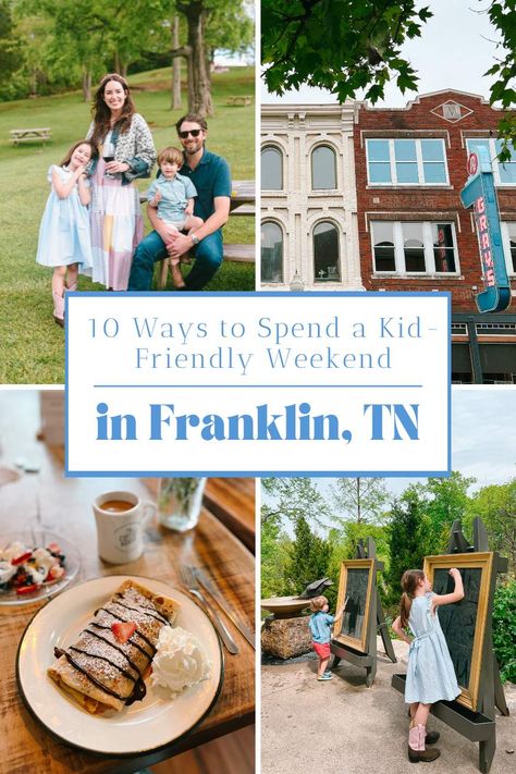 Family fun in Franklin, TN: a guide on where to stay, kid-friendly dining options, activities the whole family will enjoy and more. Slow Smoked Brisket, Franklin Tennessee, American Road, American Road Trip, Travel Wishlist, Franklin Tn, Family Friendly Activities, Indoor Activities, Scenic Drive