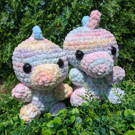 Jumbo Pastel Rainbow Watercolor Dino 🦖💞 sorry for the lack of posts! I was moving houses but hopefully I can get back into the groove of creating new plushies for you guys 🥰 starting off with these adorable watercolor dinos! 📎 Available for purchase on my website, link in bio! https://delaraescreations.com/ 📖 Pattern: @bunniesandyarn 🧶 For specifics such as: pattern links, yarn brand/type/shade details, hook size, eye size, etc please see the plushie gallery linked in my bio! ❤️ Likes... Watercolor Dinosaur, Dinosaur Crochet, Yarn Brand, Crochet Plushie, Rainbow Watercolor, Yarn Brands, Website Link, Pastel Rainbow, Floral Bouquets