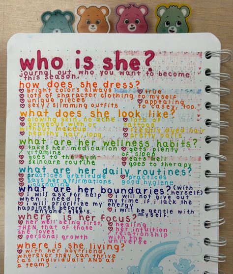 a journal prompt for manifestation. Who Is She, Journal Prompts, A Journal, Eating Well, Skincare Routine, Healthy Hair, Glowing Skin, Dyed Hair, Unique Pieces