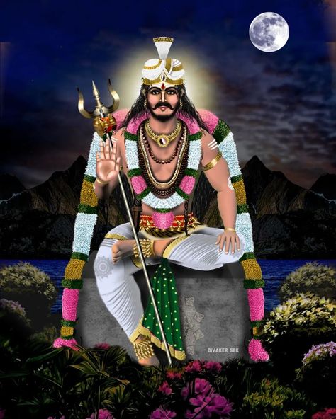 Muniswaran Wallpaper, Karuppusamy God Images, God Pics, Namah Shivaya, Pictures Of Shiva, Digital Painting Portrait, Lord Photo, God Images, Shiva Pics