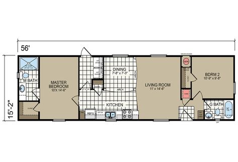 Modular Home Floor Plans From Builders Near You - ModularHomes.com Single Wide Floor Plans, Single Wide Mobile Home Floor Plans, Fleetwood Homes, Mobile Home Floor Plans, Single Wide Mobile Homes, Modular Home Floor Plans, Sunshine Homes, Prefab Home, Home Floor Plans