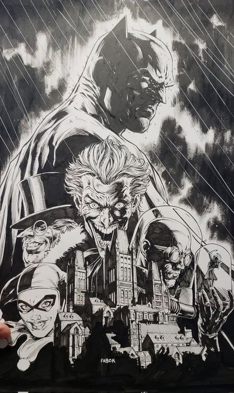 Detective Comics Annual 2021 | Variant cover art by Jason Fabok Jason Fabok, Batman Art Drawing, Batman Detective Comics, Batman Detective, Catwoman Comic, Joker Comic, Batman Drawing, Superhero Coloring, Black And White Comics