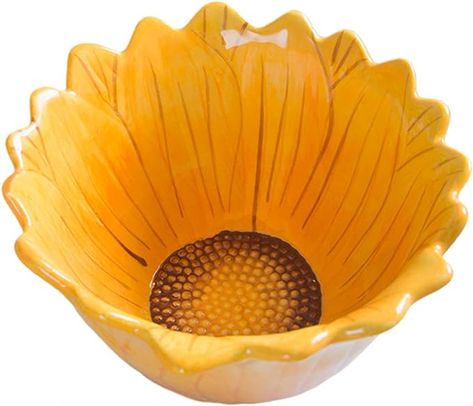 Bicuzat 6-Inch Candy Bowl, Sunflower-Shaped Snack Bowl.
Brand: Bicuzat Kitchen Microwave, Yellow Party, Catering Supplies, Restaurant Catering, Creative Desserts, Snack Bowl, Yogurt Bowl, Instant Noodle, Ice Cream Bowl