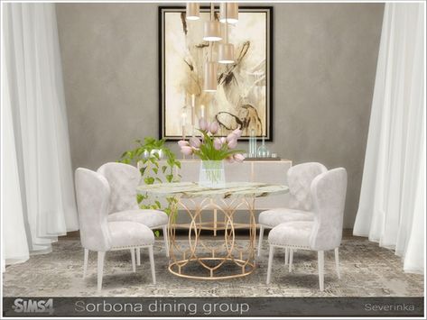 Sims 4 Furniture Cc Dining Room, Sims4 Cc Dining Table, Sims 4 Cc Kitchen Table, Sims 4 Dinner Table Cc, Sims 4 Severinka Cc, The Sims 4 Dining Room Cc, Ts4 Cc Dining Table, Sims 4 Dining Room Cc Patreon, Severinka Sims 4