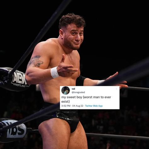 Mjf Aew, Aew Mjf, Aew Wrestlers, Stone Cold Stunner, Male Wrestling, Wrestling Memes, Daniel Garcia, Wwe Funny, All Elite Wrestling