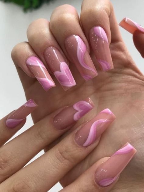 Coffin Spring Nails, Spring Nails Ideas, Nails 2025, Nail Acrylic, Kiss Nails, Colored Acrylic Nails, French Tip Acrylic Nails, Unique Acrylic Nails, Acrylic Nails Coffin Short