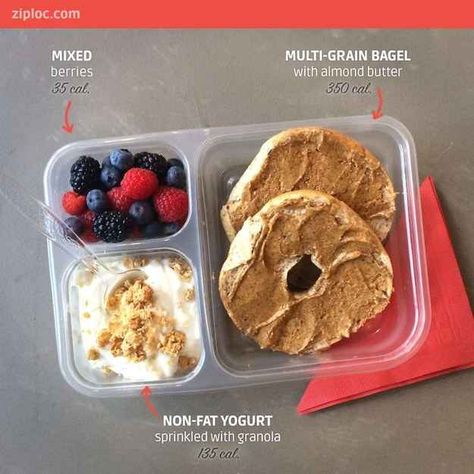 Have a handful of berries and a cup of Greek yogurt with your whole wheat bagel and almond butter. | 27 Foods To Eat At Suhoor That Release Energy Throughout The Day During Ramadan Whole Wheat Bagel, Breakfast On The Go, Breakfast Meal Prep, Lunch Snacks, Foods To Eat, Whole Wheat, Healthy Meal Prep, Flight Attendant, Lunch Ideas