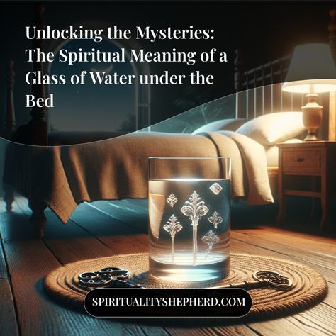 Are you trying to understand spiritual meanings, particularly why people place a glass of water under the bed? You'll gain insights into this intriguing aspect of spirituality and comprehend how it centers your energy when you visit our site. Why wait? Save this enlightening pin now to refer back to it anytime and experience a fulfilling spiritual journey. Healing Spirituality, Energy Healing Spirituality, Spiritual Cleansing, Glass Of Water, Hidden Messages, Dream Interpretation, Life Symbol, Common Themes, Spiritual Meaning