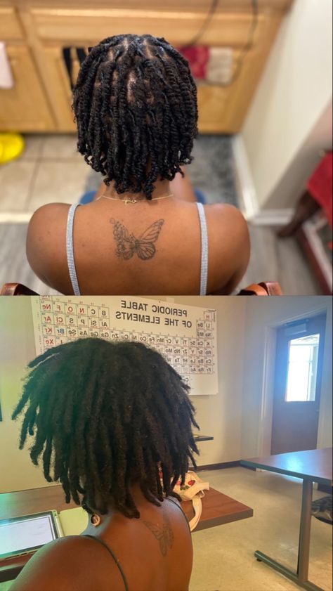 Real Locs On Black Women, Pixie Locs, Locs On Black Women, Real Locs, Dreads Styles For Women, Thick Natural Hair, Short Locs Hairstyles, Starter Locs, Dreadlock Style