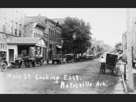 Looking East on Main Street in Batesville, Arkansas Batesville Arkansas, Fort Smith, Main Street, Wild West, Arkansas, Maine, Street View, History, Travel