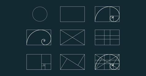 Golden Ratio The Secret to Success of Your Logo Design | Fibonacci Fibonacci Logo, Golden Ratio Graphic Design, Golden Ratio Logo Design, Golden Ratio In Design, Golden Ratio Logo, World Famous Paintings, Image Composition, Developer Logo, Logo Design Tutorial