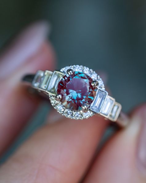 Staghead Designs, Alexandrite Engagement Ring, Mens Engagement, Moonstone Engagement, Moonstone Engagement Ring, Custom Ring Designs, Popular Designs, Shop Engagement Rings, Salt And Pepper Diamond