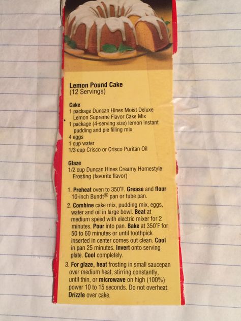 Lemon Pound Cake From Cake Mix Boxes With Pudding, Duncan Hines Lemon Pound Cake, Pound Cakes Made From Cake Mixes, Lemon Pound Cake From Cake Mix Boxes, Pound Cake From Cake Mix Boxes, Cake From Cake Mix Boxes, Homemade Danish Recipe, 2023 Cakes, Airfry Recipes