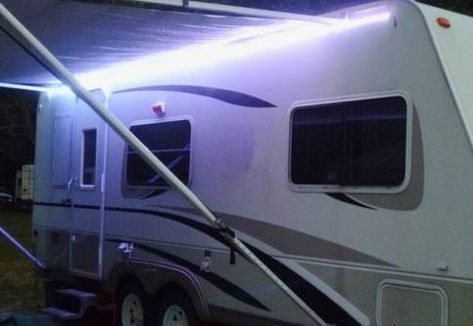 Camper Lights, Rv Awning, Awning Lights, Camper Trailer For Sale, Camper Awnings, Best Tents For Camping, Led Color Changing Lights, Led Light Strip, Camper Parts