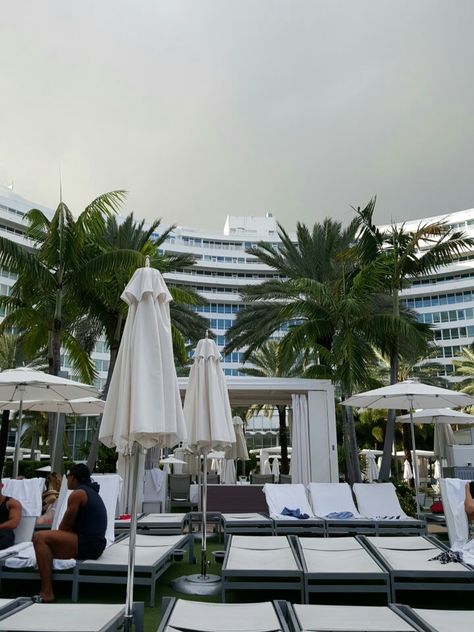 Fountainbleau Pool Side (Bleau Beach) in Miami Beach Fountainbleau Miami, Miami Trip, Pool Side, Miami Beach, Miami, Street View, Favorite Places, Siding, Pool