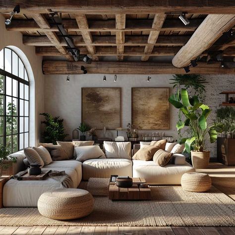 20+ Natural Living Room Inspirations for a Cozy and Earthy Feel • 333+ Images • [ArtFacade] Earthy Modern Interior Design, Natural Living Room Ideas, Sustainable Living Room, Modern Apartment Interior, Organic Living Room, Earthy Living Room, Earthy Home Decor, Earthy Home, Minimalist Living Room Design