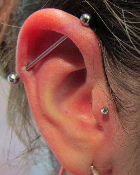 Uvula Piercing, Transversal Piercing, Two Piercings, Piercing Transversal, Piercing Industrial, Second Piercing, Industrial Jewelry, E Tattoo, Lip Piercing