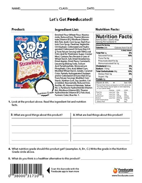 Nutrition Label, Nutrition Classes, Nutrition Activities, Secondary Science, Family And Consumer Science, Health Class, School Health, Sport Nutrition, Health Lessons