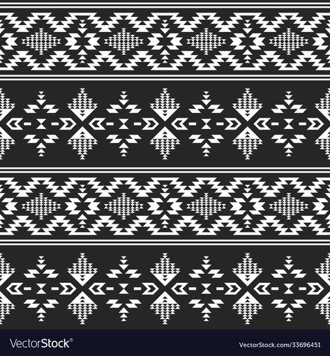 Geometric Border Design, Aztec Pattern Wallpaper, Aztec Pattern Art, Block Printing Designs, Southwest Pattern, Ethnic Pattern Design, Navajo Pattern, Navajo Rug, Native American Patterns