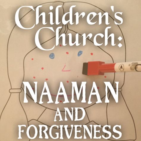 Children’s Church: Naaman and Forgiveness – Bitty-Bits Blog Naaman Bible Craft, Naaman Craft, Toddler Sunday School, Kids Church Lessons, Sunday School Games, Kids Sunday School Lessons, Sunday School Kids, Object Lessons, Sunday School Lessons