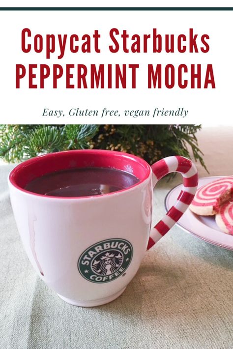 Mocha Powder Recipe, Starbucks Peppermint Mocha Recipe, Ninja Coffee Bar Recipes, Mocha Latte Recipe, Peppermint Mocha Creamer, Peppermint Mocha Recipe, Starbucks Peppermint Mocha, Peppermint Latte, Nespresso Recipes