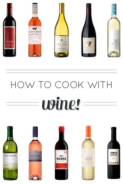 How to Cook with Wine // Feast + West Beef Lentil Stew, Wine Molecule, Lemon Shrimp Pasta, Cooking With Wine, Red Wine Recipe, Wine Recipe, Dry Wine, How To Cook Beef, Wine Guide