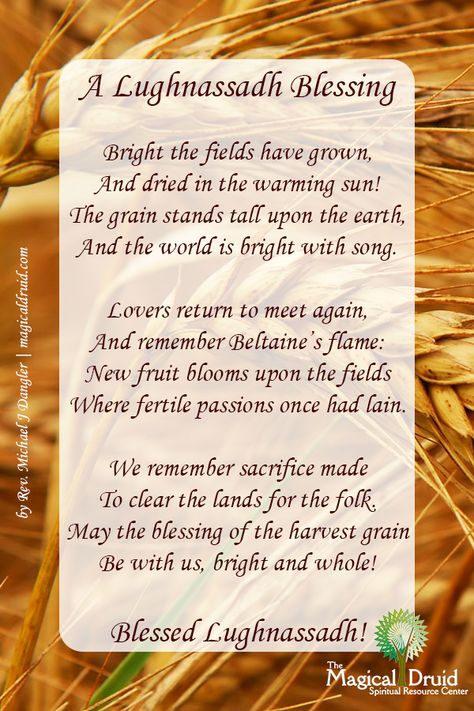 May the blessings of Lughassadh be with you, and may you be brightened by the gifts the gods give to us! Lammas Blessings, Lughnasadh Blessings, Celtic Holidays, Witch Calendar, Wicca Holidays, Lammas Lughnasadh, Witches Wheel, Pagan Magick, Wiccan Sabbats