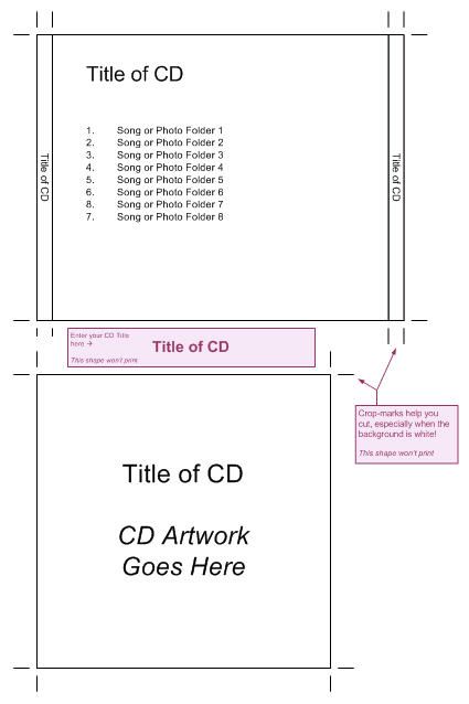 CD Jewel Case Info Sleeve Template, Cd Card, Cd Template, Cd Cover Template, Cd Jewel Case, Cd Case, Cd Cases, Microsoft Word Templates, Cd Cover