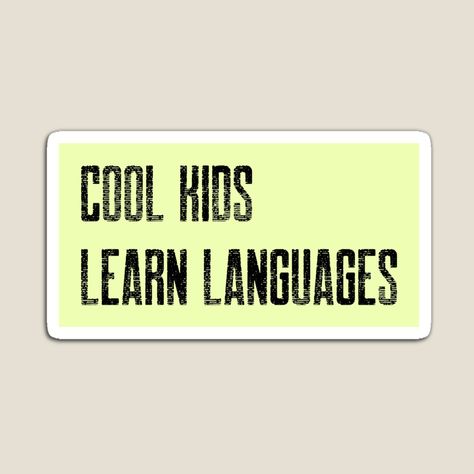 Learning A Language Aesthetic, Language Barrier Quotes, English Language Quotes, Learning Languages Aesthetic, Love Language Quotes, English Teacher Quotes, Office Wall Graphics, Funny Laptop Stickers, College Stickers